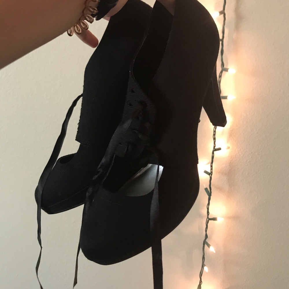 Lace up heels